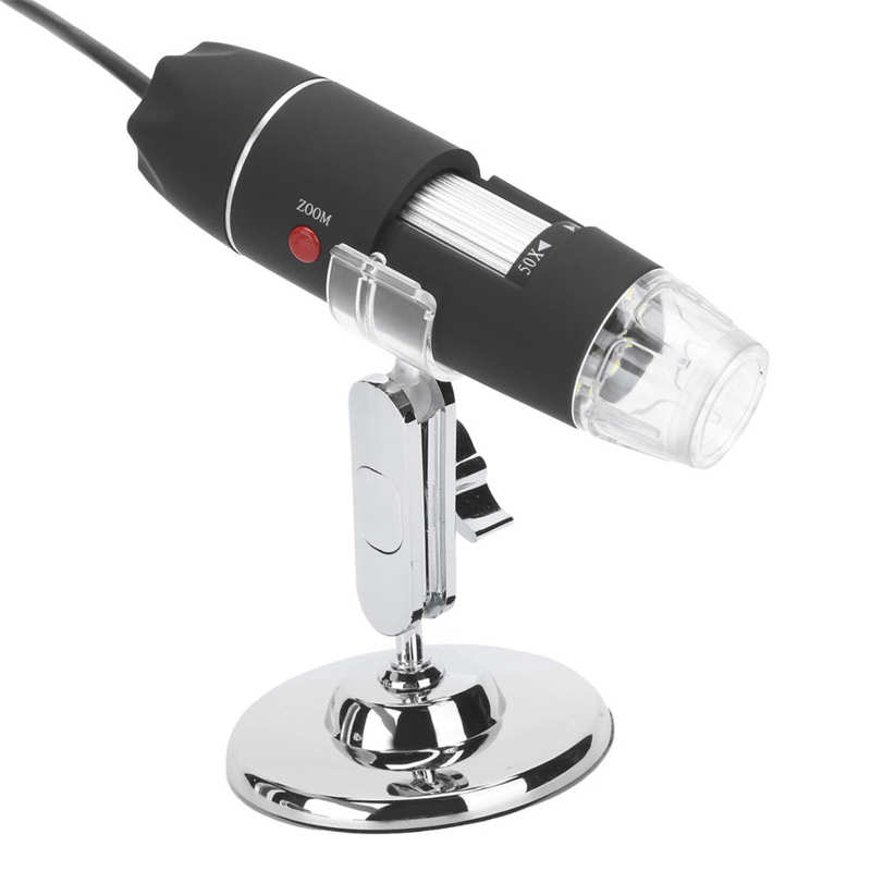 Microscope Portable High Resolution Lightweight 500X Usb Electron Microscope for Kids Amateurs Professionals