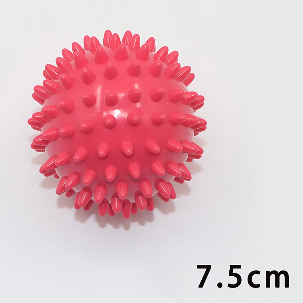 7.5cm/9cm PVC Hand Massage Ball Fitness Equipments Hedgehog Sensory Training Grip the Ball Portable Physiotherapy Ball