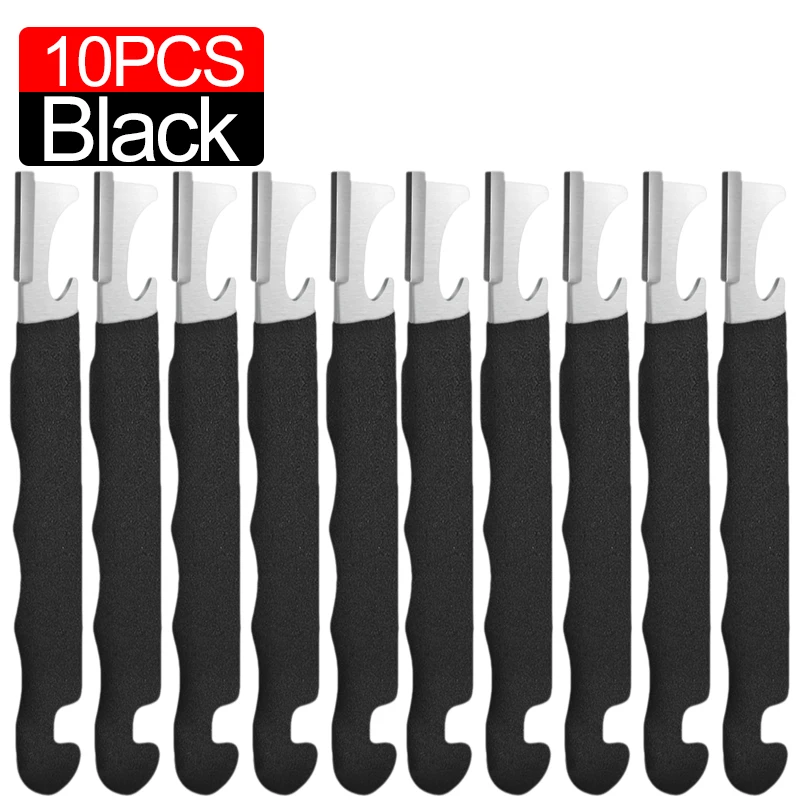 10/1PCS Messer Spitzer Legierung Stahl Schere Manuelle Schnelle Schleifen Spitzer Outdoor Tragbare Garten Schaber Haushalts Werkzeug: Himmel Blau