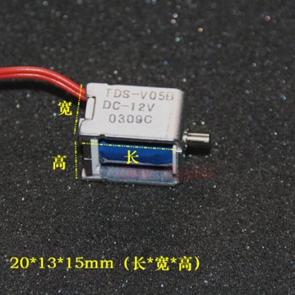 TDS-V05B DC 12V MicroElectric Solenoid Valve Min Normally Open N/O Valve for Gas Air Valve Monitor Sphygmomanometer