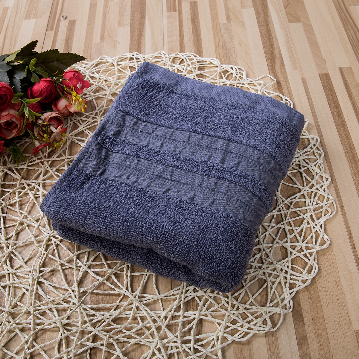 Zachte katoenen badhanddoeken voor volwassenen, absorberende badstof, luxe handbad, strandlaken, volwassen, mannen, vrouwen, basishanddoeken: C