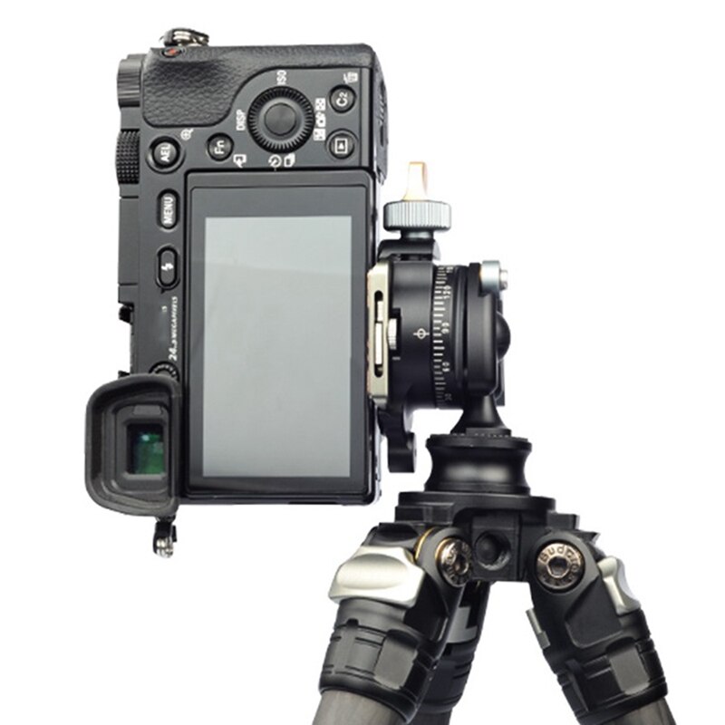 MBP-19 Camera Tripod Head Mini Panoramic Ball Head Camera Tripod Mount for Tripod/Camera/Cell Phone/Light Stand