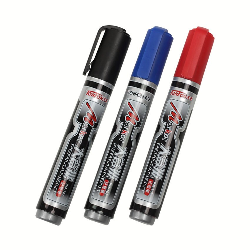 1PC Marker Stifte Gute Wasserdichte Tinte Marker Stift für Schreibwaren Schule Liefert 3 Farbe Erhältlich PM-107