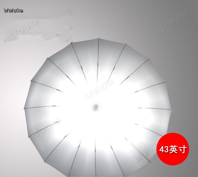 Straight handle no cross dead light soft light umbrella / transparent umbrella outlet 16 fiber umbrella rib CD50 T07
