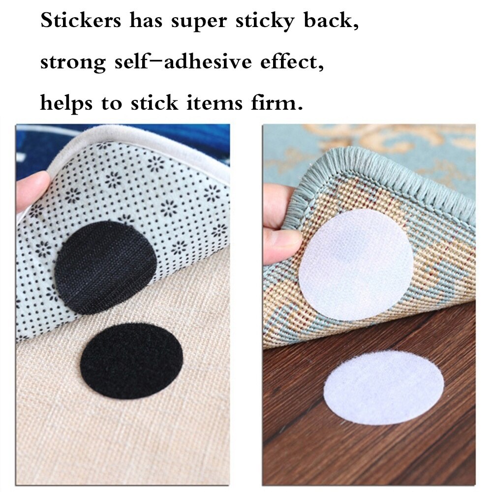 20Pcs/10 Pairs Anti Curling Tapijt Tape Tapijt Grijper Veilige Het Tapijt, Sofa, en Lakens In Plaats En Houden De Hoeken Platte
