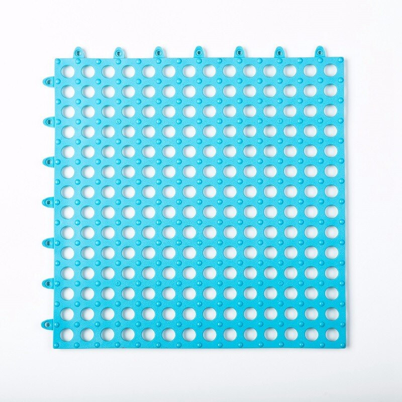 1pc Bathroom Carpet Shower Mat Non-slip Bath Mats Bathroom Square PVC Bathmats for Home Kitchen Floor Mats For Toilet Bath Rug: Blue