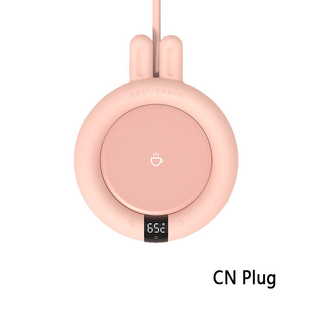 Xiaomi podgrzewacz prędkości kawy wyświetlacz cyfrowy inteligentne ustawienie temperatury kubek izolacyjny nadaje się robić różnych materiałów: różowy 2