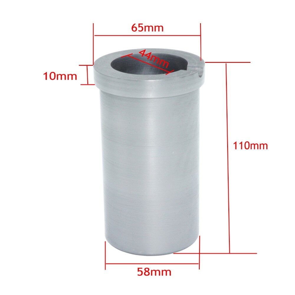 Graphite Crucible 2 KG Metal Melting Gold Silver Scrap Casting Mould