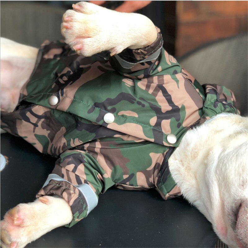 Hond Regenjas Kleding Voor Grote Honden Camouflage Waterdichte Kleding Regent Hond Regen Jas Outdoor Kostuums Franse Bulldog