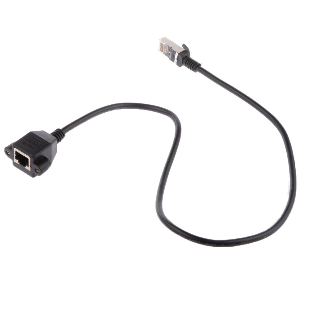 Network Cable Rj45 Extension Extender Extend Ethernet Lan Male to Female 60ccm 2ft