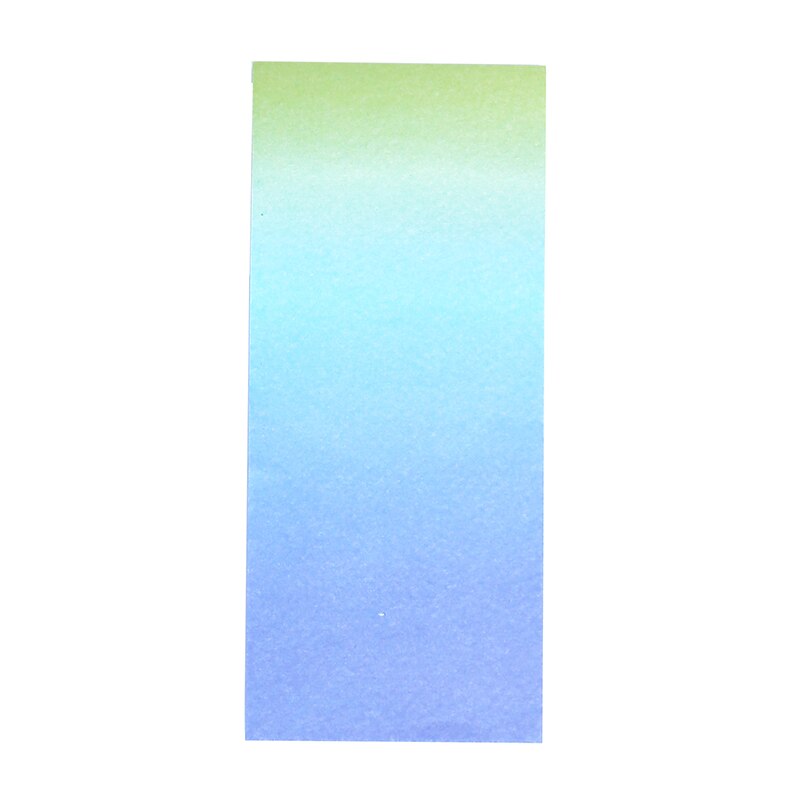 Gradient Color Sticky Notes Long Strip Notepaper Message Sticker Tearable Large Note Paper Office Student Stationery: Color No. 1