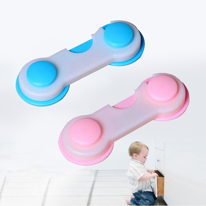 Veiligheid Kast/Kast/Lade Lock Kinderslot Milieuvriendelijk Te Beschermen Veiligheid Van Baby 4 Stk/partij Bar effen