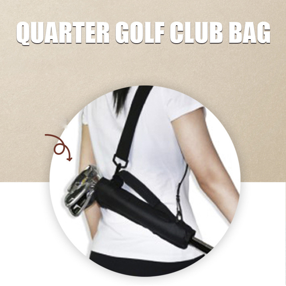 Golf Club Carrier Bag Carry Driving Range Portable Nylon Travel Bag Golf Training Case Pouch With Adjustable Shoulder Straps