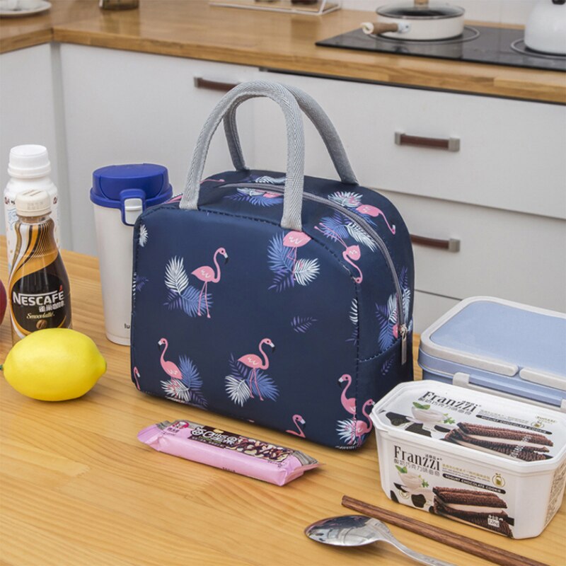 Lunchväska Isolerad Box - Kall Matbehållare - Kylväska - Picknick