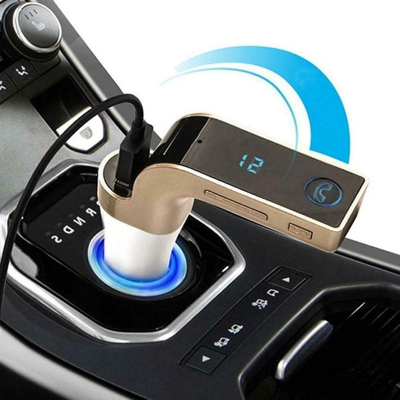 Bluetooth Car Kit Handsfree Fm-zender Radio MP3 Usb Player Charger E6Q7