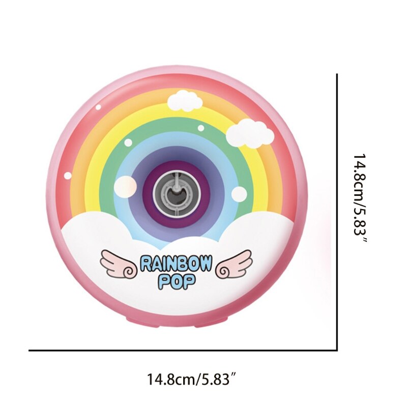 Elektrische Bubble Machine Regenboog Automatische Bubble Blower Met Muziek Licht Outdoor Game Kids Kinderen Speelgoed