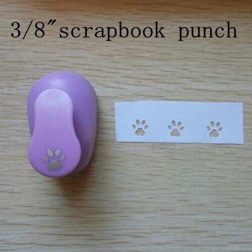 8 Mm Moeite Besparen Diy Dunne Eva Foam Puncher Papier Card Cutter Scrapbooking Mini Kleine Gat Craft Punch Cirkel Beer vorm: cat paw