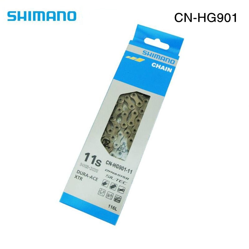 SHIMANO Dura Ace 9000 XTR CN-HG901 HG900 11S Speed Chain 116L 114L With Quick Link HG901 Chain For M9000 R8000 R7000 6800 5800