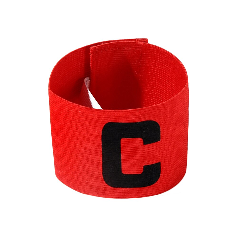 Voetbal Wedstrijd Captain C Woord Mark Armband Plakken Team Leider C Woord Nylon Voor Voetbal Sport Accessoires: Red