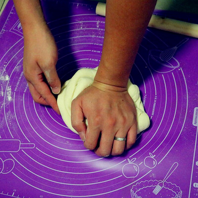 Silicone Nonstick Mat Thickening Flour Rolling Scale Mat Kneading Dough Pad Baking Pastry Rolling Mat Pastry Pizza Tools