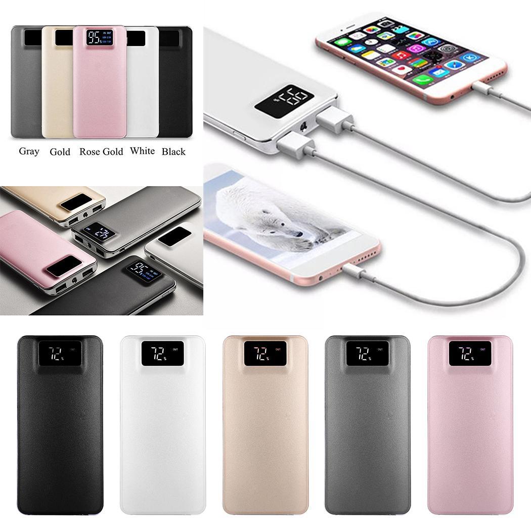 30000 mah batterie externe Portable 2 USB téléphone Portable batterie externe banque d'alimentation de chargeur pour Samsung iPhone Xiaomi Huawei batterie externe
