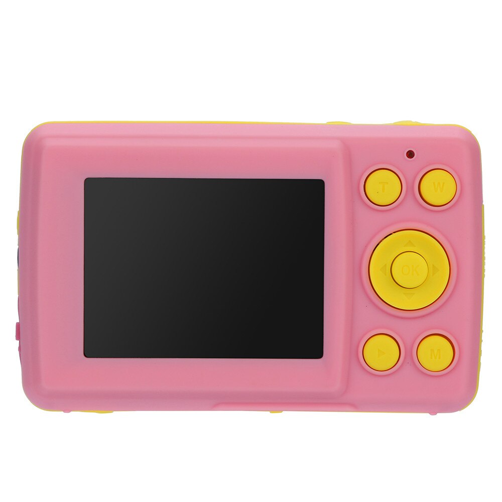2.4HD Screen Digital Camera 16MP Anti-Shake Face Detection Camcorder Blank Point And Shoot Camera Digital Portable Cute Child: Pink