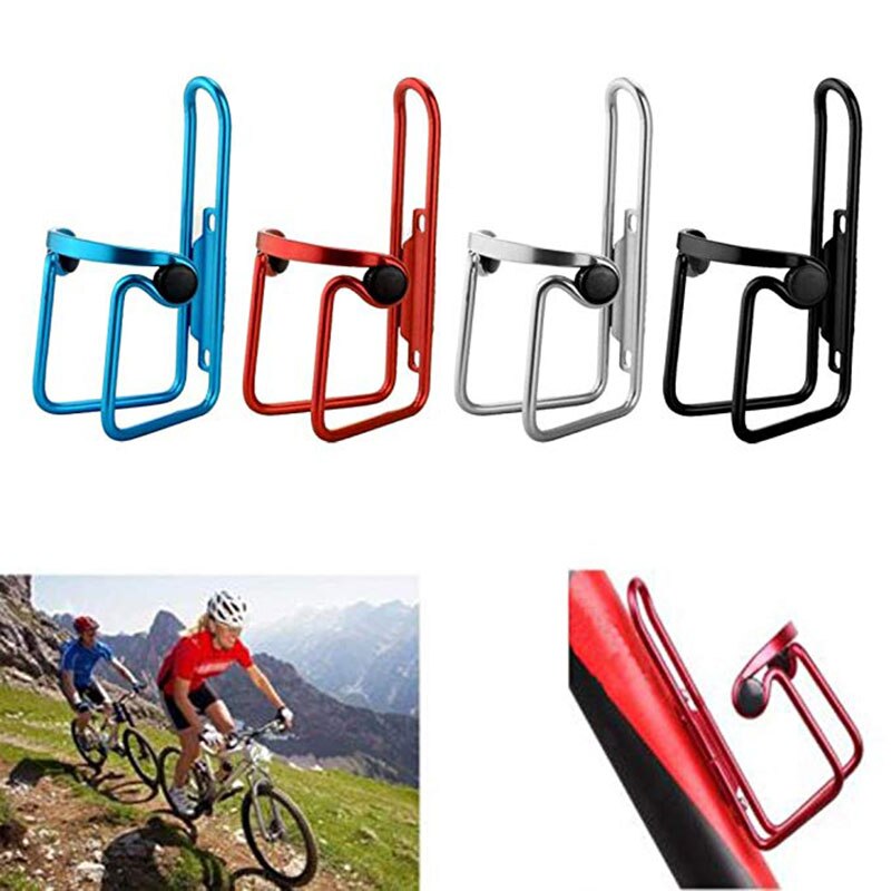 Soporte de botella de agua de bicicleta aleación de aluminio bicicleta de montaña soporte de jaula bicicleta accesorios portabotellas de agua