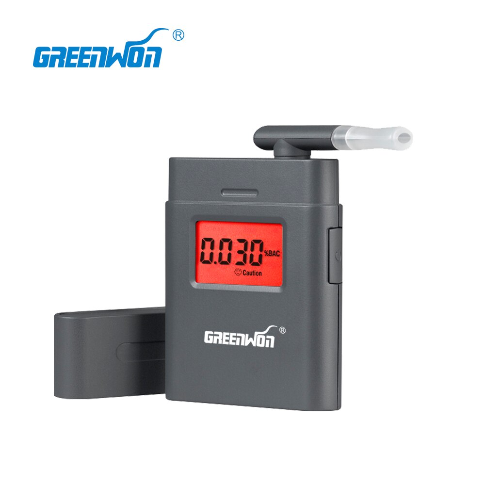 OP-838 mini digitale alcohol meter met 360 graden draaibare mondstuk alcohol adem tester
