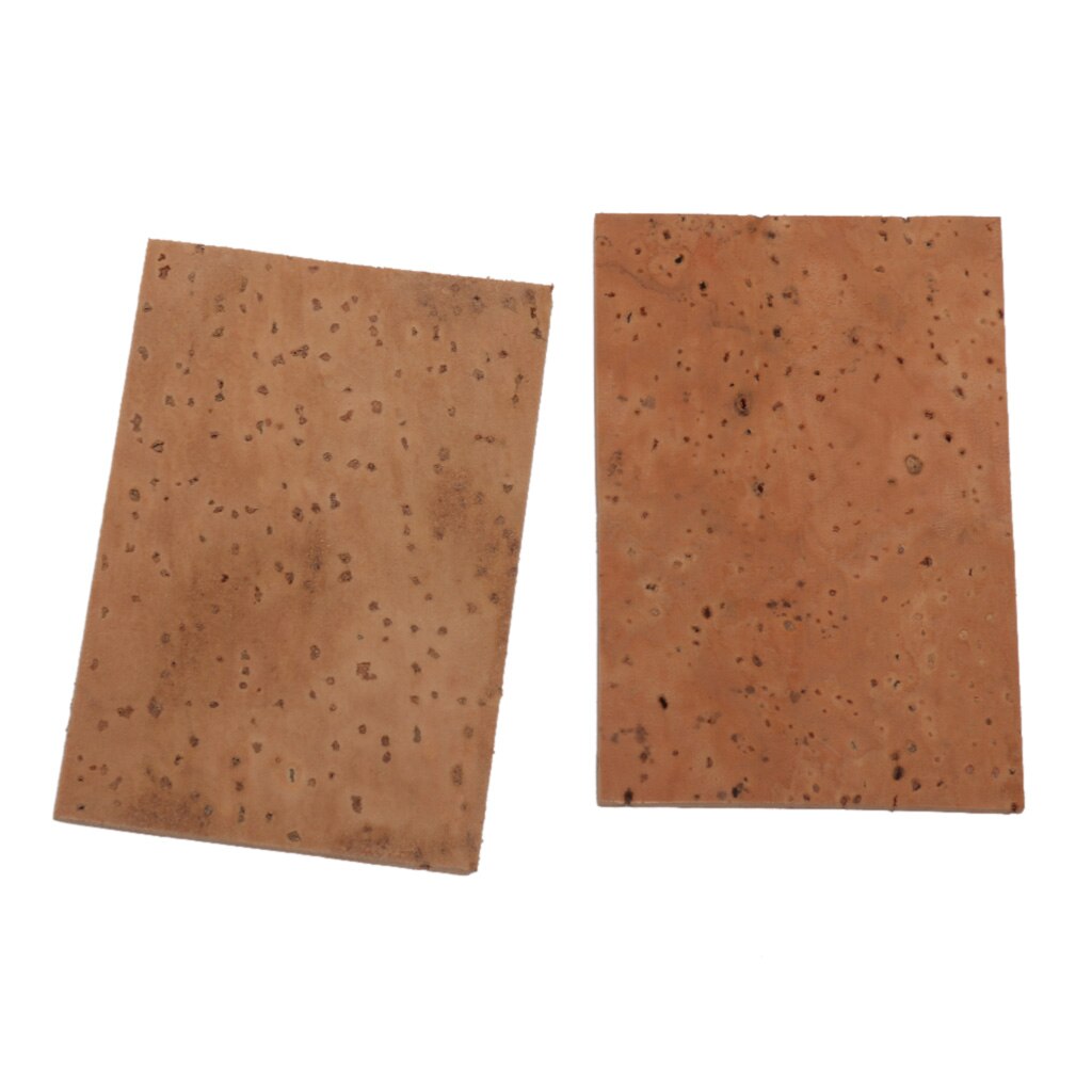 Pak Van 2 Natuurlijke Neck Cork Sheet Voor Saxofoon Mondstuk Accessoire