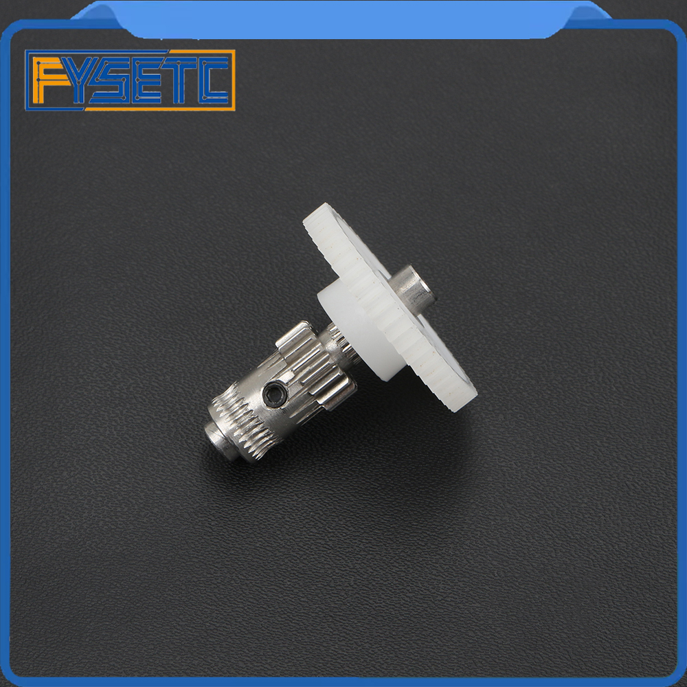Extrusora de eje extrusor BMG, engranaje de montaje, extrusora única y doble directa con polea de acero Prusa i3 para engranaje impulsor primario 1,75/5,0
