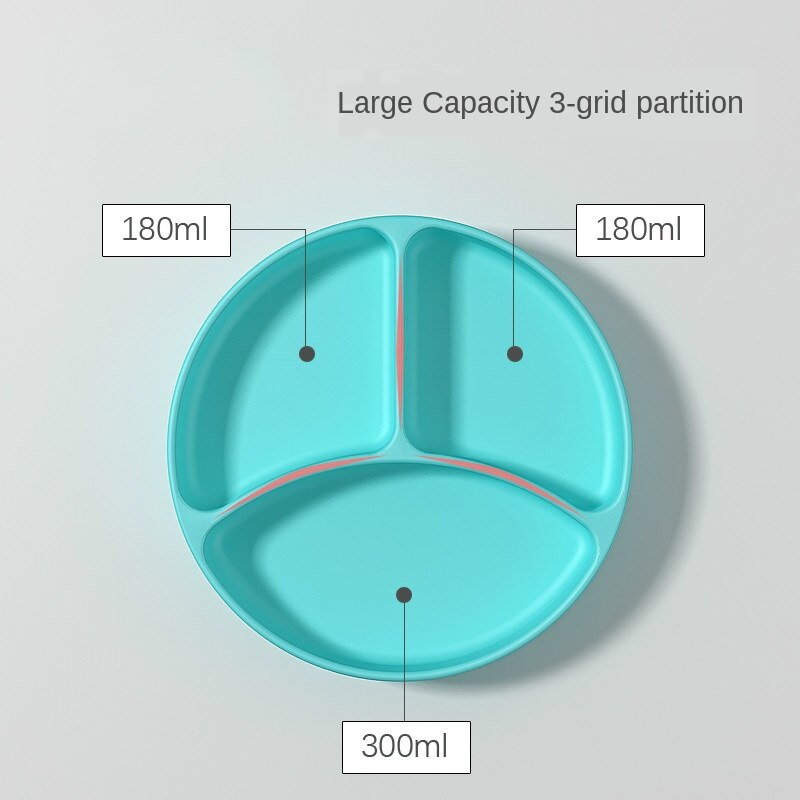 Hipac assiette à manger en Silicone gratuit bébé, Adorable visage Smiley vaisselle de table de cuisine assiettes à fruits assiettes aliments pour enfants bols