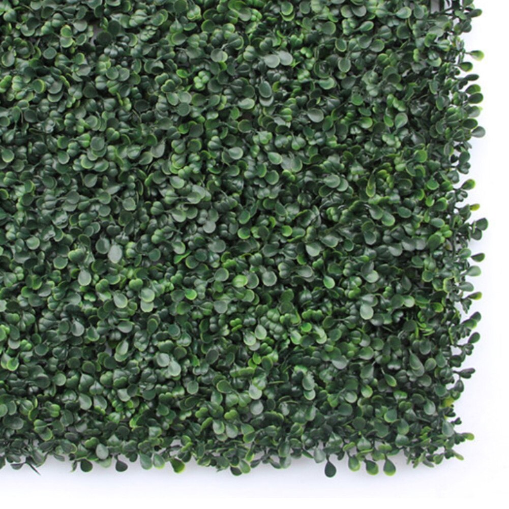 Eco-friendly Artificial Simulation Plants Leaf Grass Fence Evergreen Screen Hedge Panels Emulated Plant Wall Decor