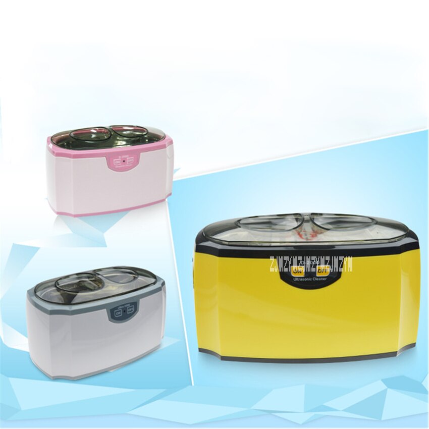 Portable Ultrasonic Cleaning Machine D-2000 Glasses Cleaning Machine Glasses Watch Small Items Cleaners 420ml 220V-240V 35W