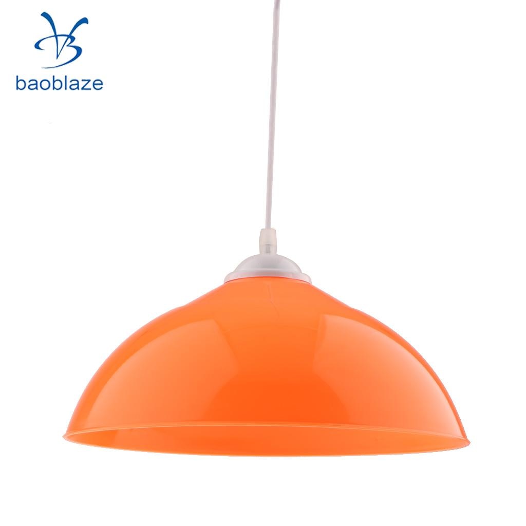 Lámpara semicircular de color naranja, 2 uds.