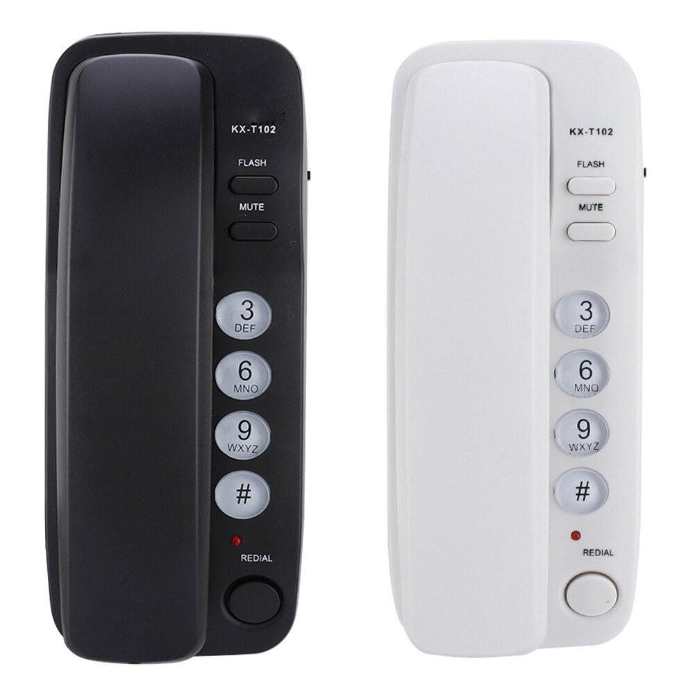 Mini homeTelephone No Caller ID Wall Mount Landline Telephone Extension Home Phone For Hotel Family