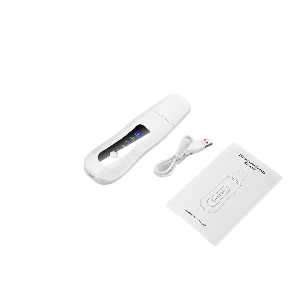 Lcd Elektrische Exfoliator Comedondrukker Ultrasone Huid Scrubber Gezicht Peeling Machine Rimpel Remover Gezicht Lifting Machine: no box