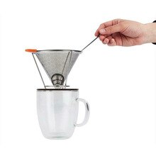 Druppelaar Koffie Trechter Rvs Giet Over Zeef Duurzaam Praktische