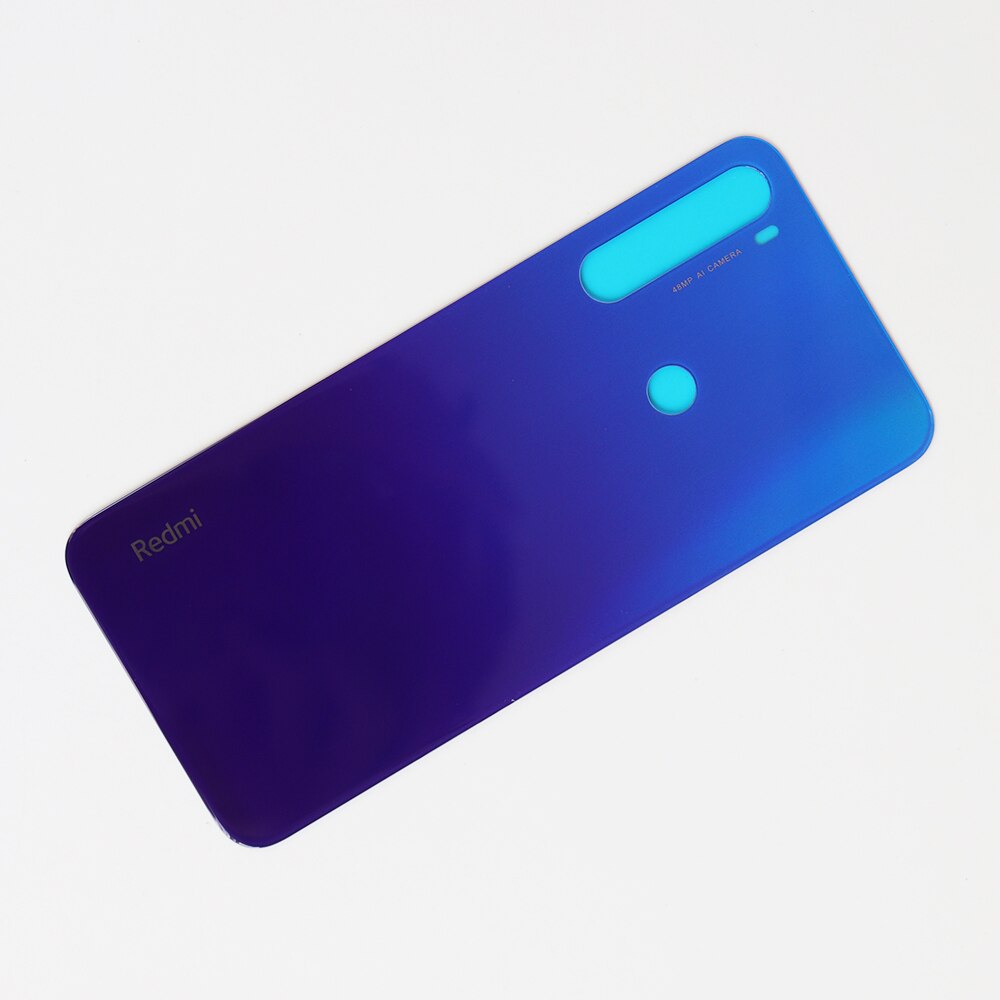 Note 8t originalt bagglascover til xiaomi redmi note 8t ,  bagdør udskiftning hårdt batterikasse, baghuscover