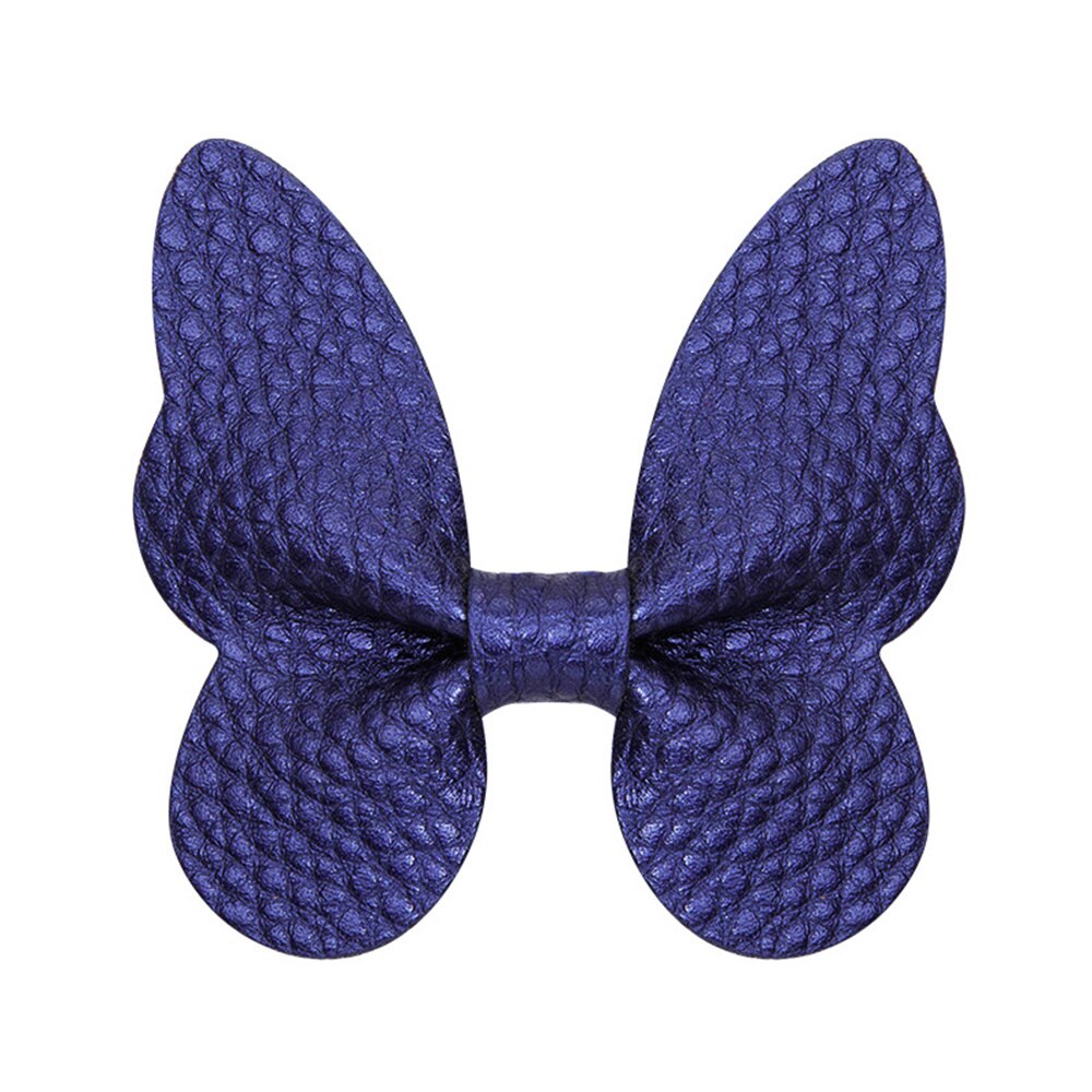 Pinces à cheveux mignonnes pour bébé, épingles à cheveux en forme de nœud papillon, accessoires pour cheveux: Bleu-a