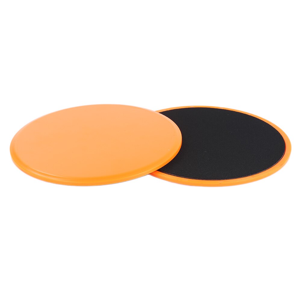 Fitness Gliders Slide Discs Core Ab Round Triangle Disc Workout Gym Body Exercise Training Slimming Abdominal Slide Pad: Orange