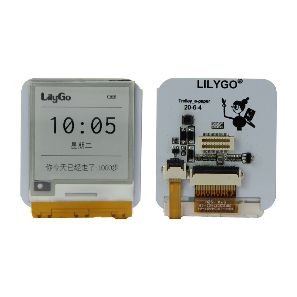 LILYGO® TTGO T-Block ESP32 Main Chip 1.54 Inch E-Paper Top Cover Programmable And Assemblable Development Hardware