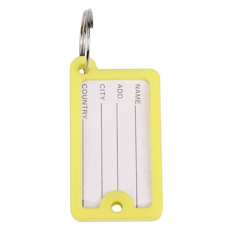 50 X Plastic Key Tag Identification Tag