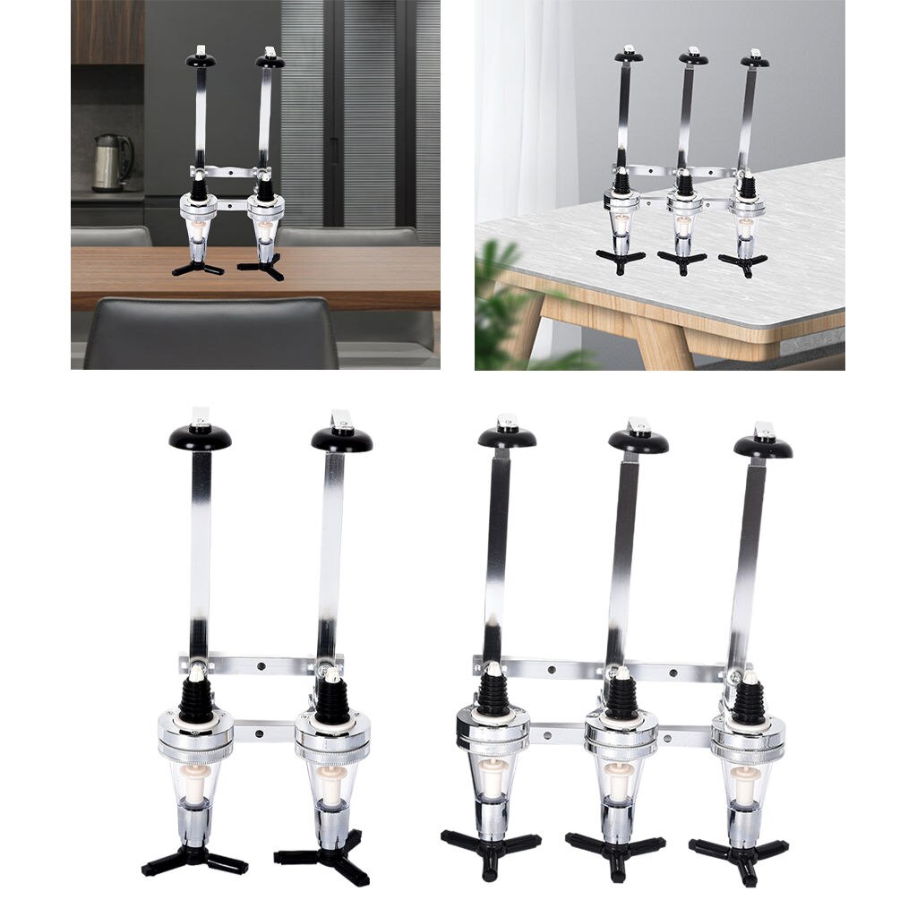 Portable Wine Dispenser Stand Wall Fixing Alcohol Cocktails Drinks Dispenser Bracket Holder Rack Station Drinkware Bar Set