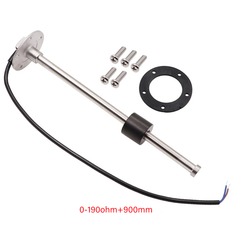 KUS 52mm Universal Fuel Level Meter 0-190ohm 240-33ohm with Backlight 9-32V Fuel Sensor 150mm 175mm 200mm 225m 850mm 900mm