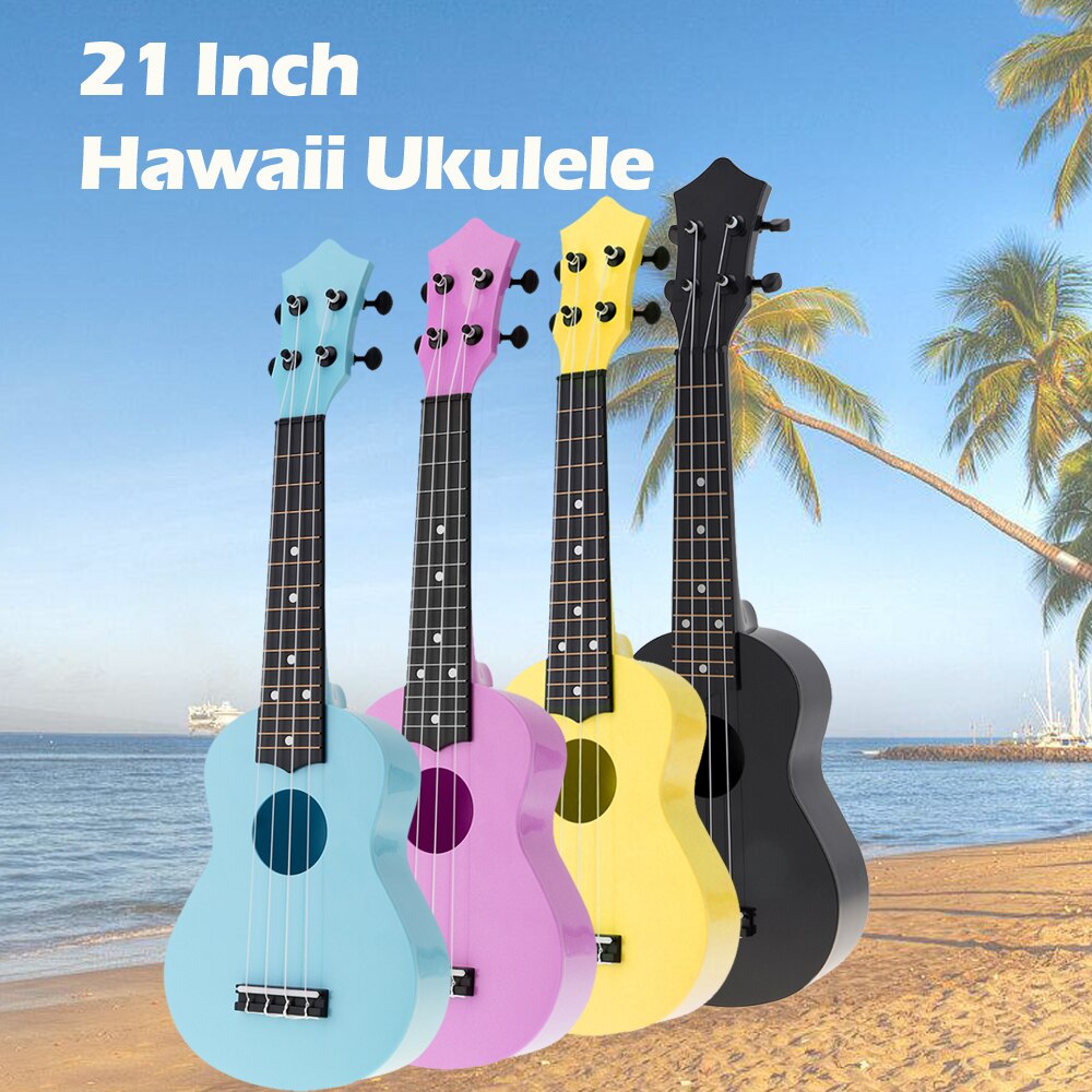 21 Inch Colorful Acoustic Ukulele Uke 4 Strings Hawaii Guitar Guitarra Musical Instrument for Kids Children Beginner