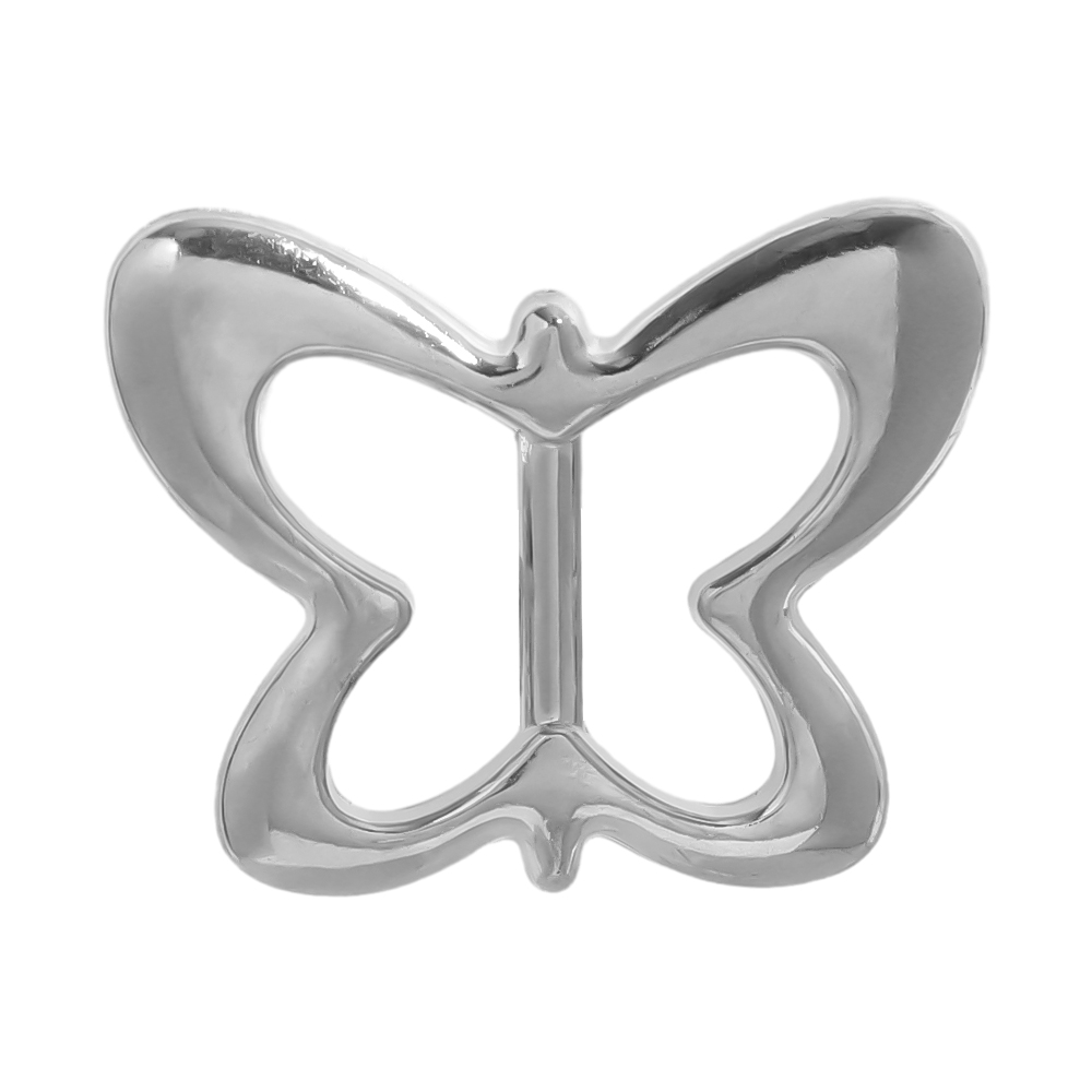 Broches para bufanda de mariposa y corazón para camiseta, broche con hebilla para bufanda de seda, Clip para anillo para chal, sujetador para bufandas, accesorios de Pin con botón anudado: Color dorado