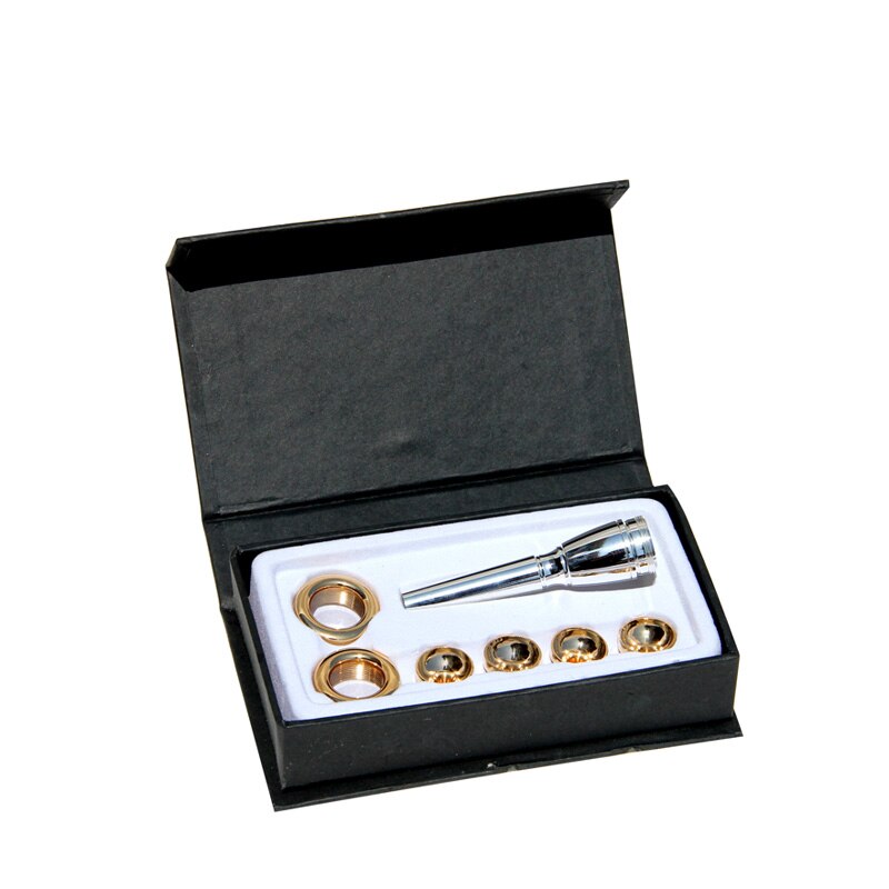 Bb trompette embout ensemble taille 2c 3c 2b 3b argent plaqué Instrument accessoires Trompete buse