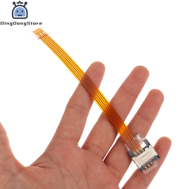 1Pc SIM Card Extension Cable 2FF SIM Standard Reverse Extension Cord Mobile Phone Signal Extension Cord