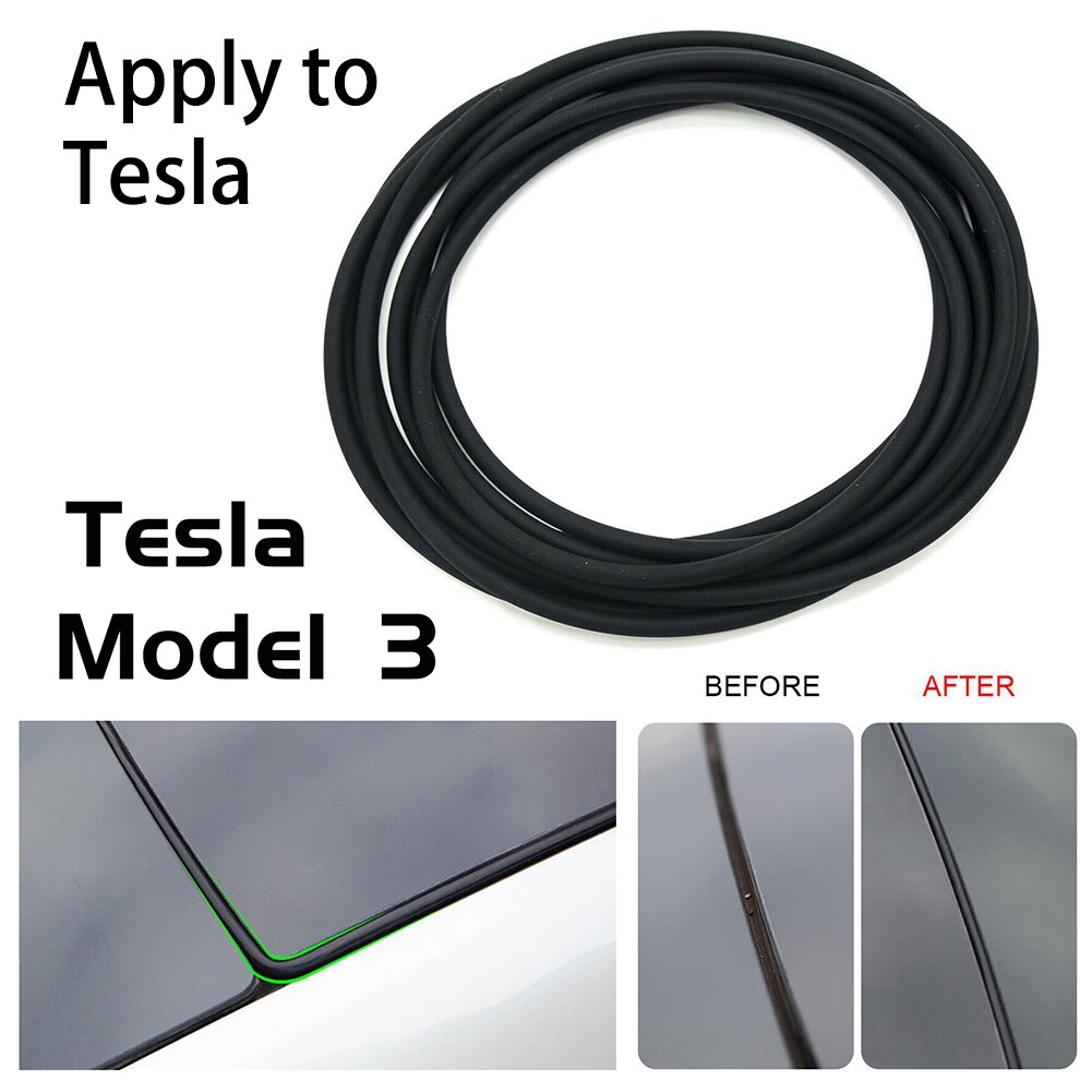 Windshield Roof Wind Guard Noise Lowering Reduction Seal Kit Fit For Tesla Model 3 Damping Sealing Ring Strip