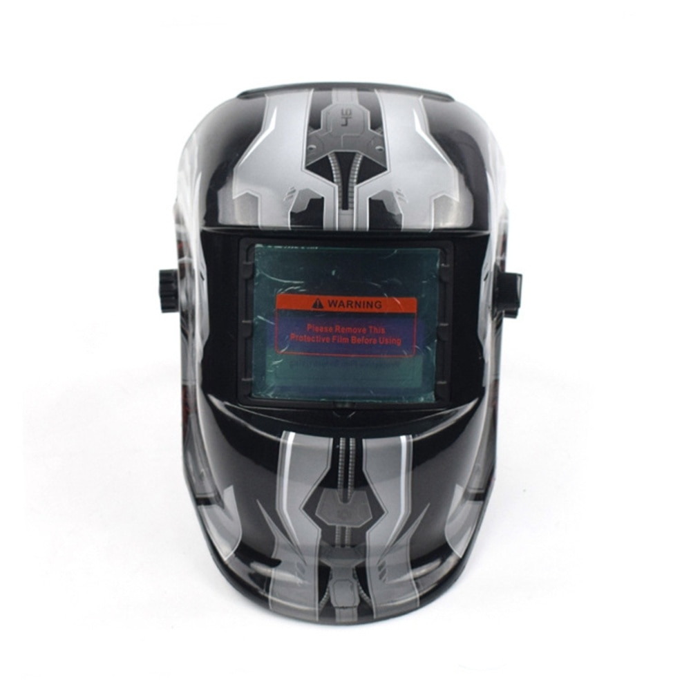 Solar Powered Welding Helmet Auto Darkening Welding Helmet Welding Mask Wide Shade Range Large Viewing Area (B Styl